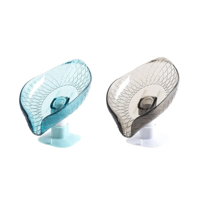 Portable Leaf Soap Holder Plastic Sponge Tray For Kitchen Bathroom