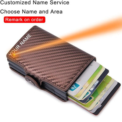 Rfid Blocking Protection Men id Credit Card Holder Wallet - Fajar eMART