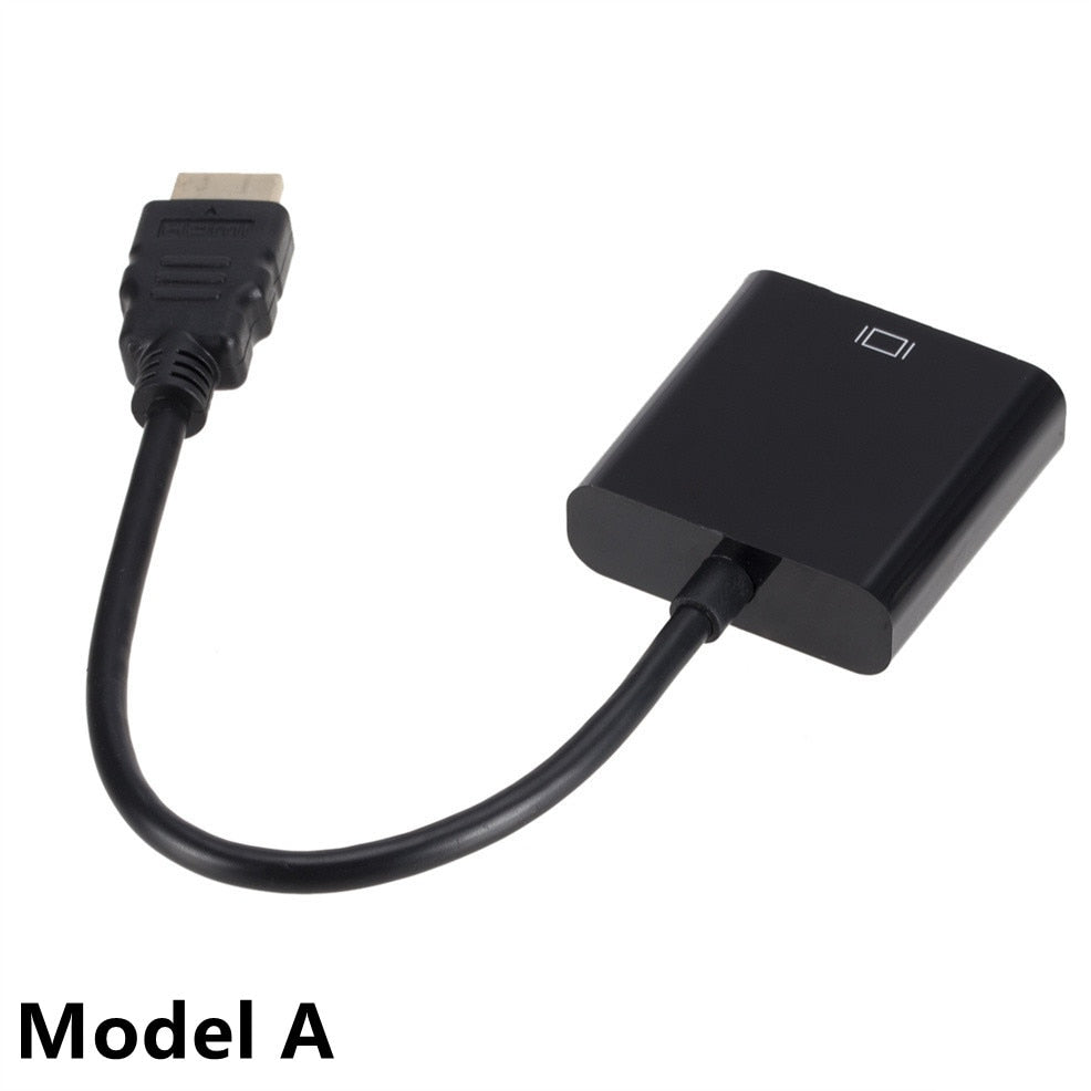 HDMI To VGA Converter HDMI Cable With Audio Power Supply