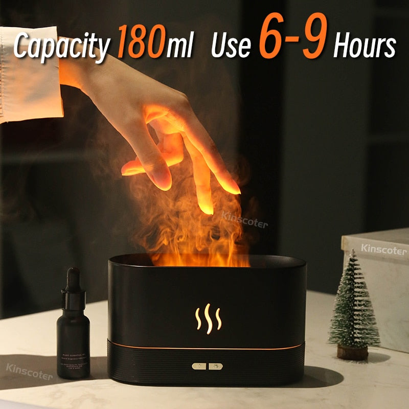 Kinscoter Aroma Diffuser Air Humidifier Ultrasonic Cool Mist Maker Fogger Led Essential