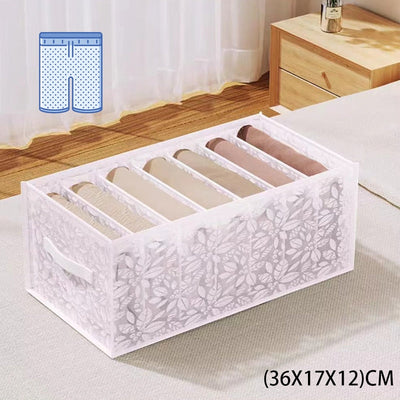 Jeans Compartment Storage Box Closet Clothes Home Organizer