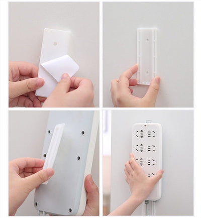 Self-Adhesive Desktop Socket Fixer Cable Organizer