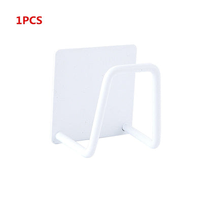 Kitchen Stainless Steel Sink Sponges Holder Self Adhesive