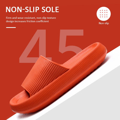Thick Platform Bathroom Home Slippers Soft Sole