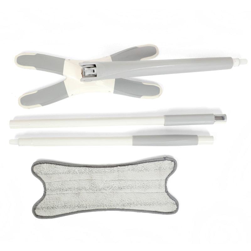 X-type Squeeze Mop Floor Mops with 3pcs Reusable Microfiber Pads - Fajar eMART