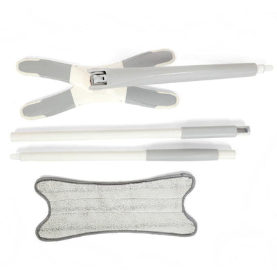 X-type Squeeze Mop Floor Mops with 3pcs Reusable Microfiber Pads - Fajar eMART