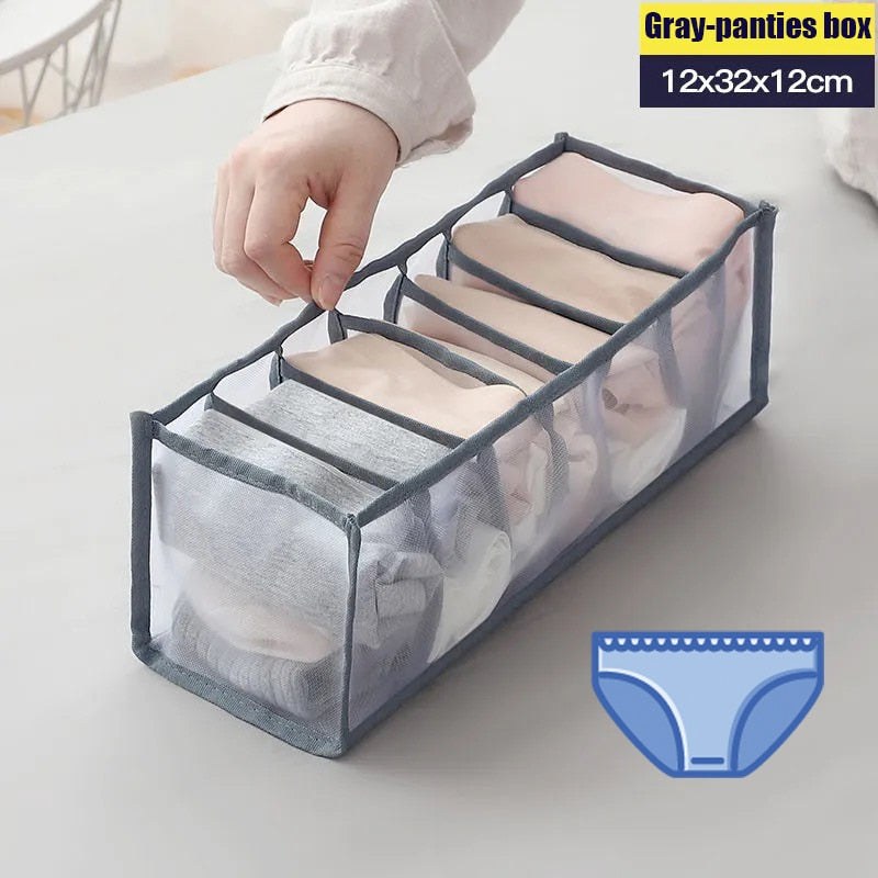 Jeans Compartment Storage Box Closet Clothes Home Organizer