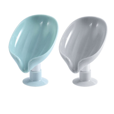 Portable Leaf Soap Holder Plastic Sponge Tray For Kitchen Bathroom