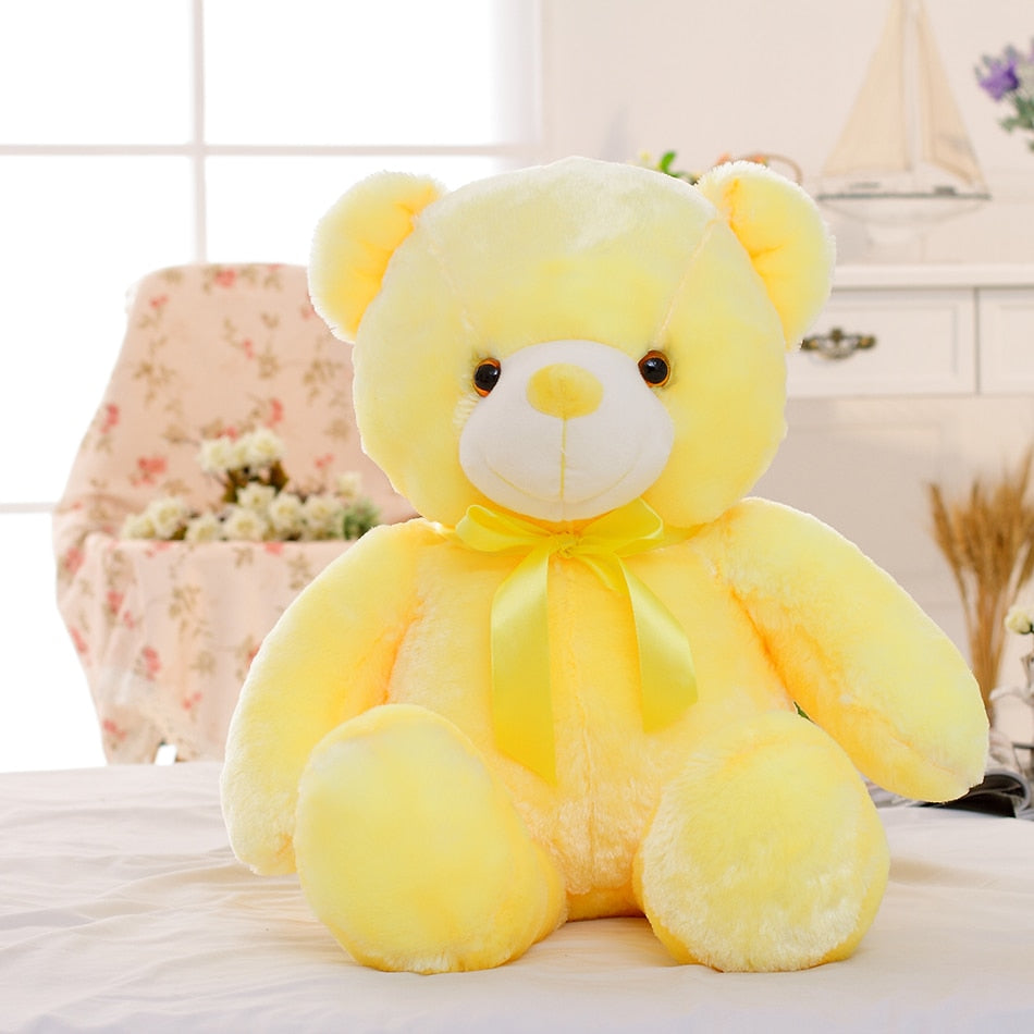 Luminous Creative Light Up LED Teddy Bear Stuffed Animals Plush Toy