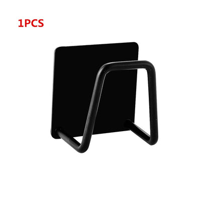 Kitchen Stainless Steel Sink Sponges Holder Self Adhesive