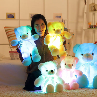 Luminous Creative Light Up LED Teddy Bear Stuffed Animals Plush Toy