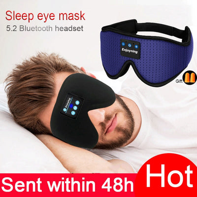Headphone sleep breathable smart eye mask