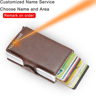 Rfid Blocking Protection Men id Credit Card Holder Wallet - Fajar eMART