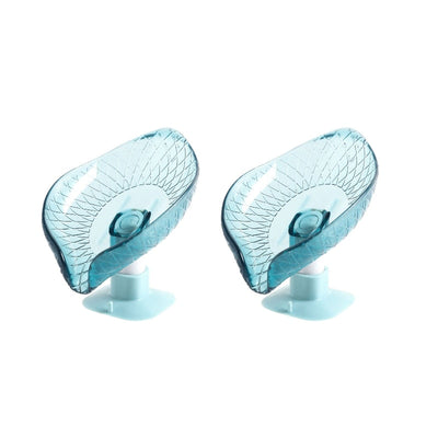 Portable Leaf Soap Holder Plastic Sponge Tray For Kitchen Bathroom