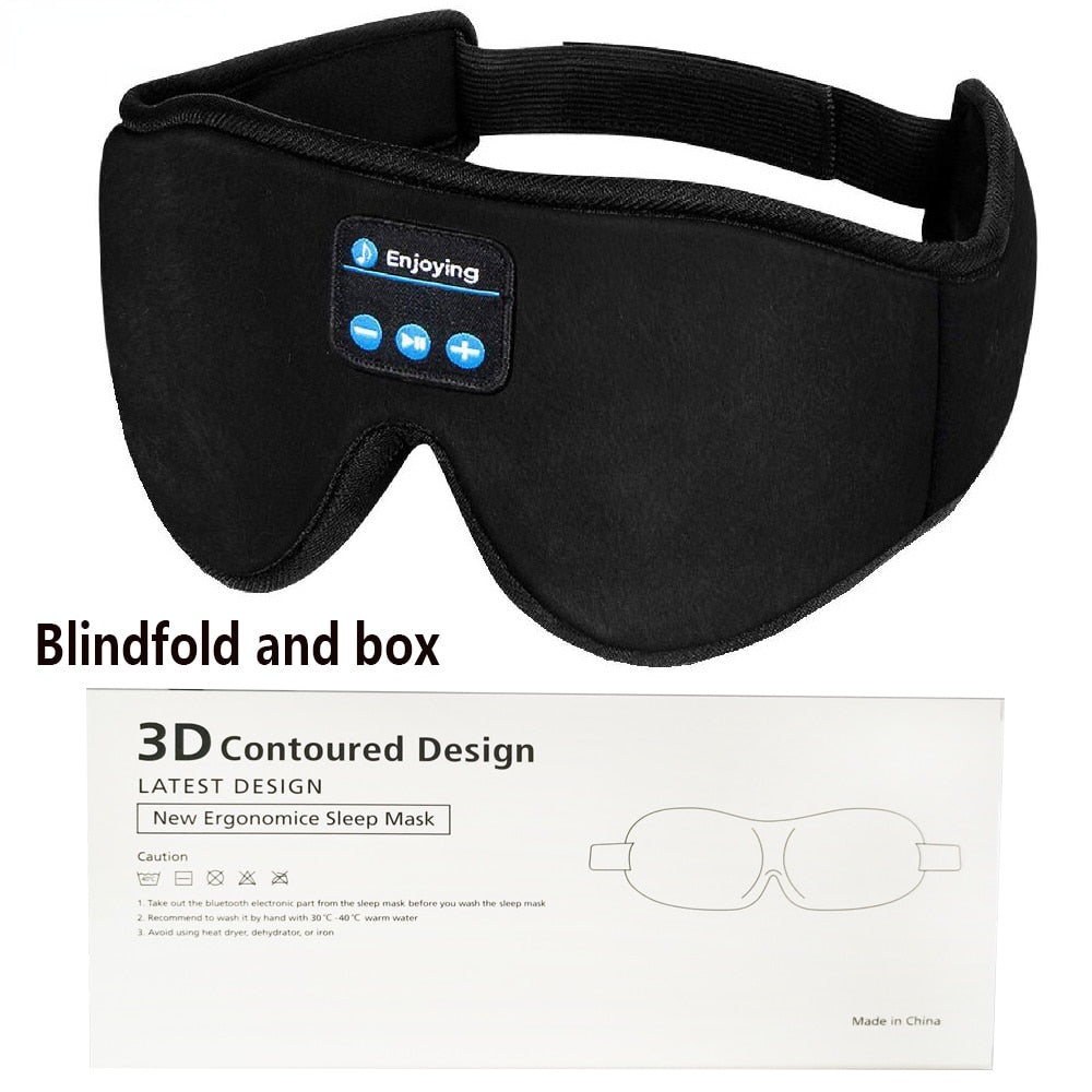 Headphone sleep breathable smart eye mask