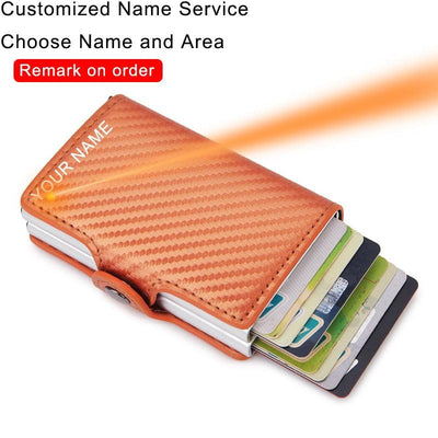 Rfid Blocking Protection Men id Credit Card Holder Wallet - Fajar eMART