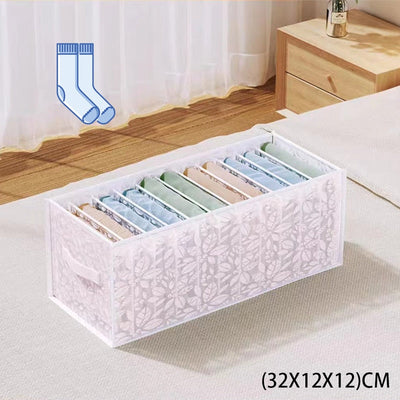 Jeans Compartment Storage Box Closet Clothes Home Organizer