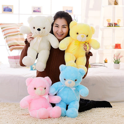 Luminous Creative Light Up LED Teddy Bear Stuffed Animals Plush Toy