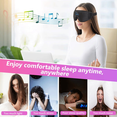 Headphone sleep breathable smart eye mask