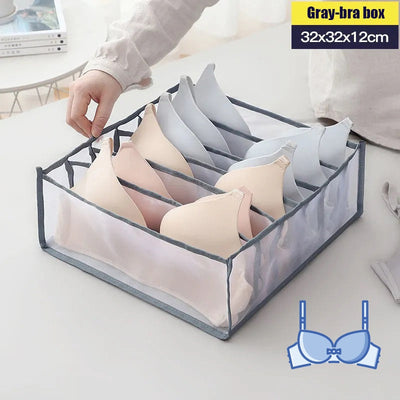Jeans Compartment Storage Box Closet Clothes Home Organizer