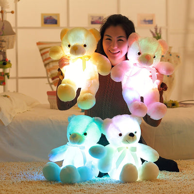 Luminous Creative Light Up LED Teddy Bear Stuffed Animals Plush Toy