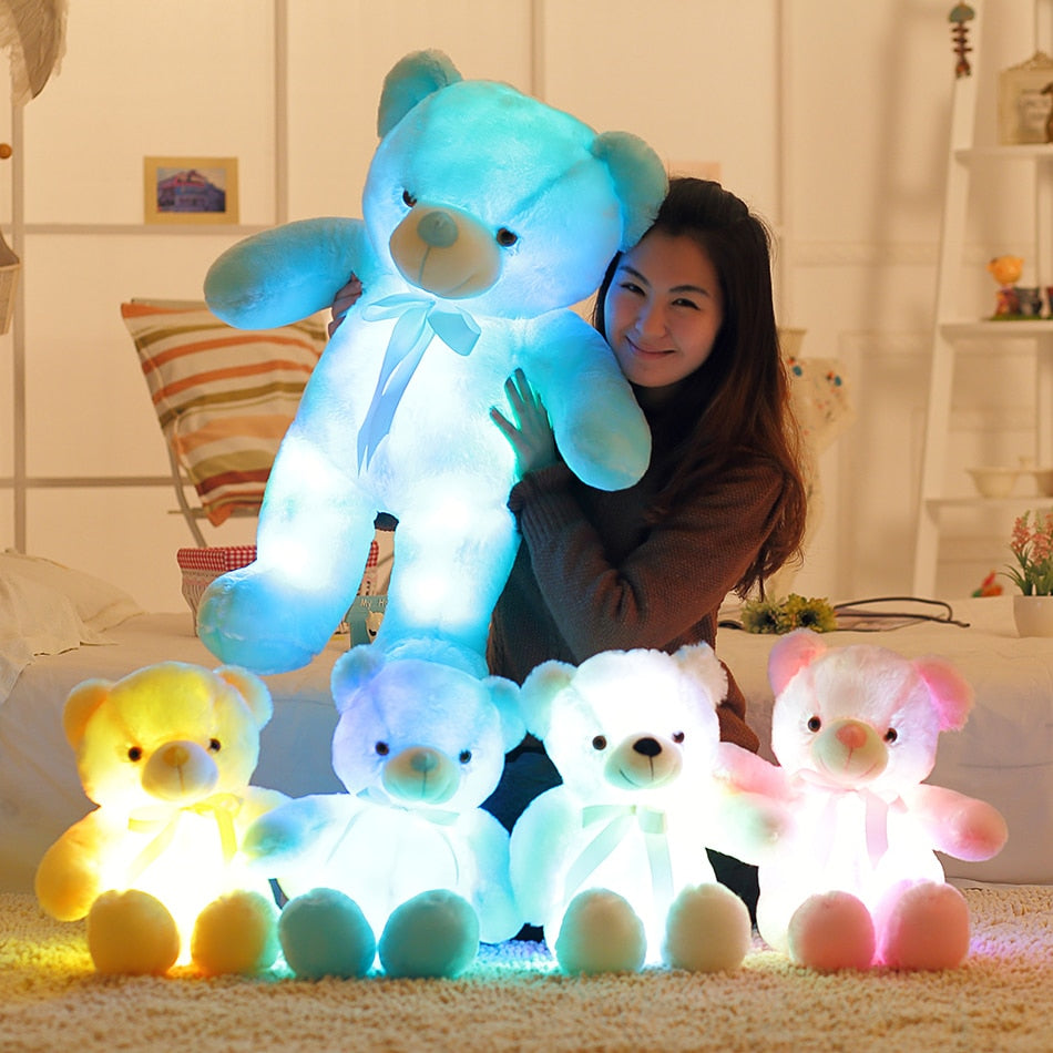Luminous Creative Light Up LED Teddy Bear Stuffed Animals Plush Toy