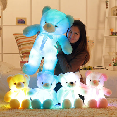 Luminous Creative Light Up LED Teddy Bear Stuffed Animals Plush Toy